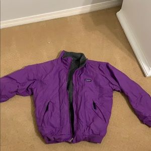 Purple Patagonia Bomber jacket!